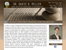 Tablet Screenshot of drdavidbmiller.com